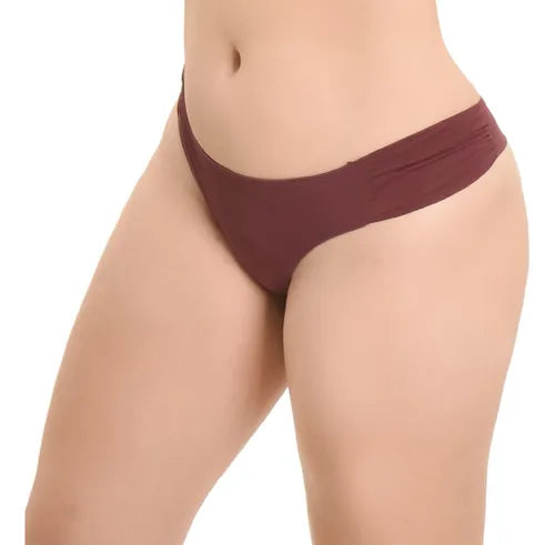 Cotton Smooth double-layered G-string Brief